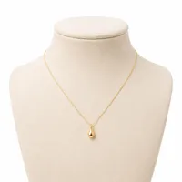 Colar Gota Minimalista Dourado - imagem 1