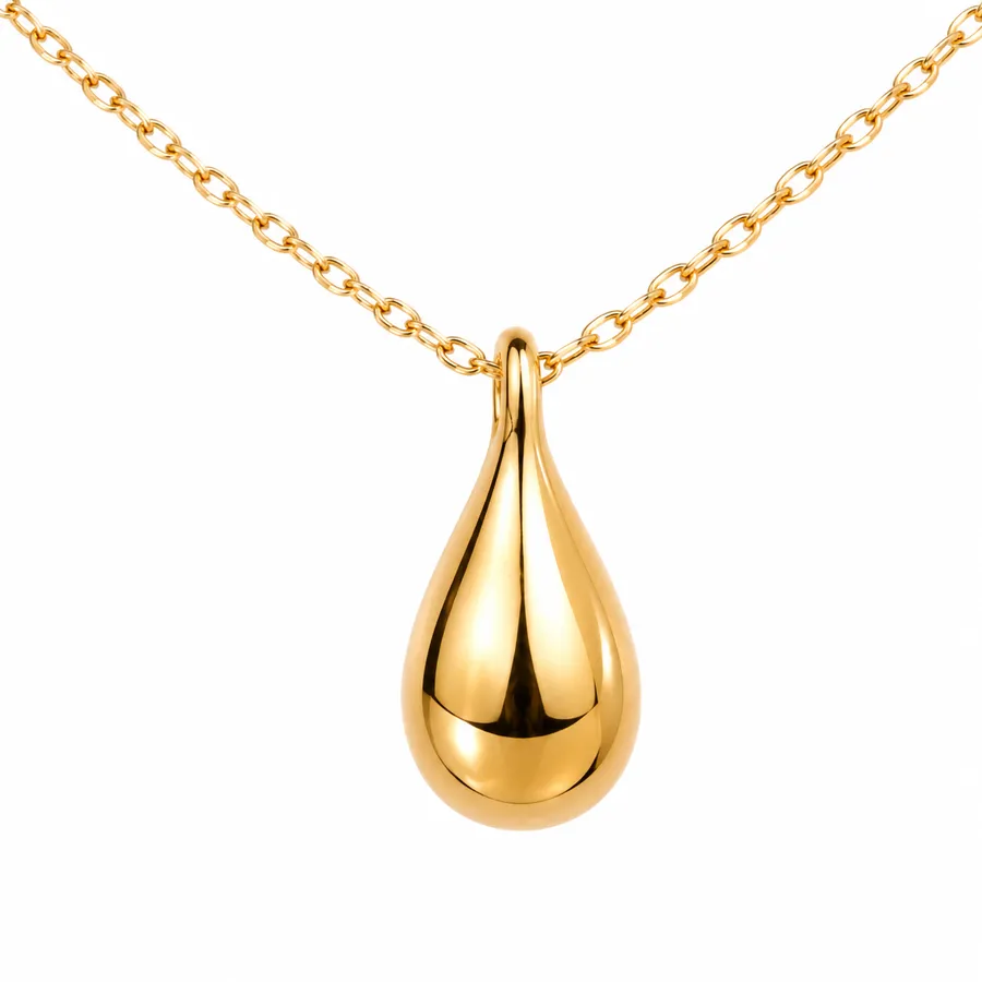 Colar Gota Minimalista Dourado