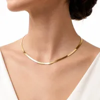 Colar Corrente Veneziana Dourada - imagem 3