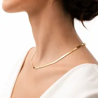 Colar Corrente Veneziana Dourada - imagem 4