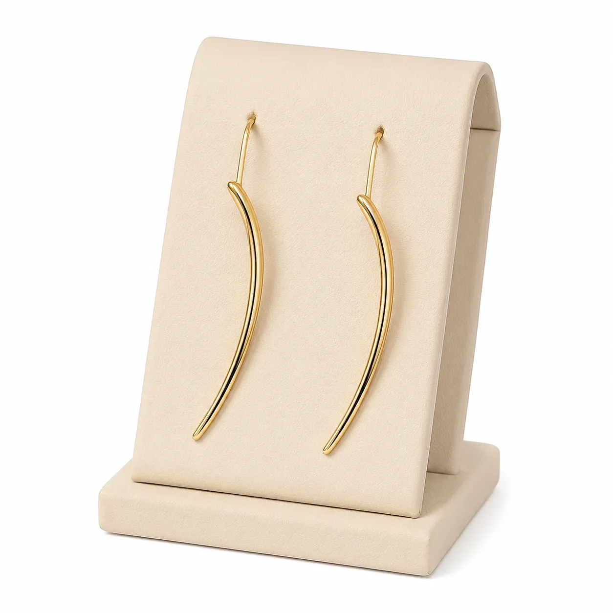 Brinco Ear Hook Dourado Minimalista