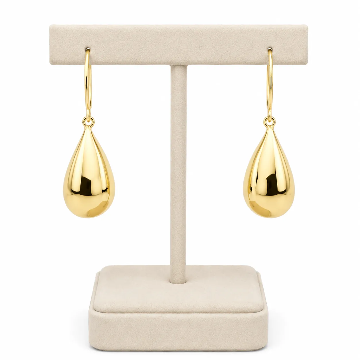 Brinco Gota Pendente Dourado