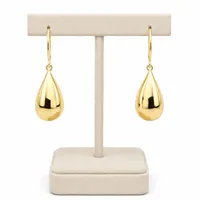 Brinco Gota Pendente Dourado - imagem 1
