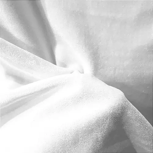 Tecido Veludo Cristal - Branco - 1,50m de Largura