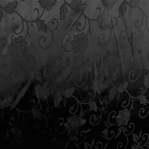 Jacquard Satin - Preto - 1,50m de Largura | Brilho Discreto e Textura para Decoração