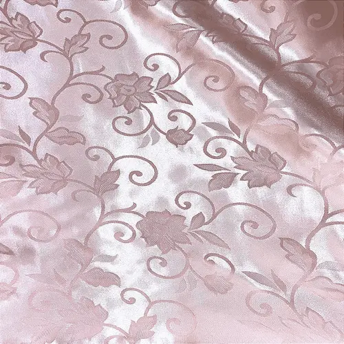 Jacquard Satin - Rosa Bebê - 1,50m de Largura | Brilho Discreto e Textura para Decoração