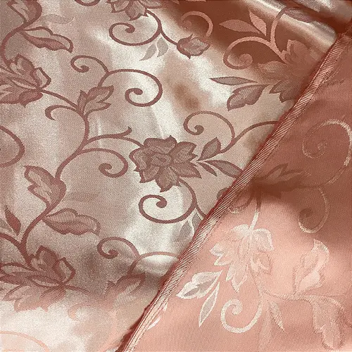 Jacquard Satin - Rose - 1,50m de Largura | Brilho Discreto e Textura para Decoração