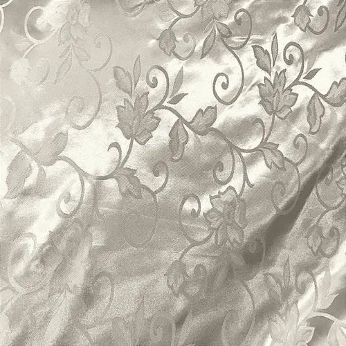 Jacquard Satin - Pérola - 1,50m de Largura | Brilho Discreto e Textura para Decoração