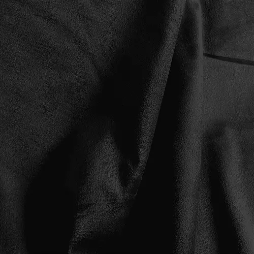 Tecido Suede Light - Preto - 1,42m de Largura | Toque de Camurça para Vestuário Moda e Decoração