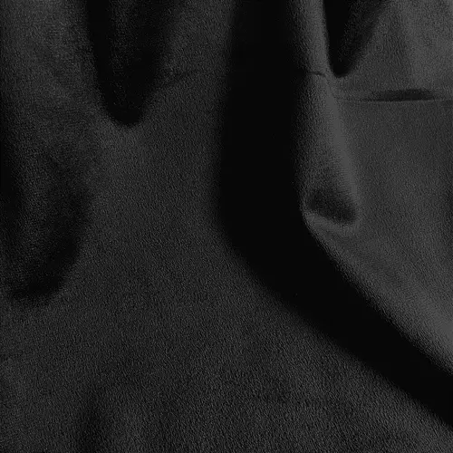 Tecido Suede Light - Preto - 1,42m de Largura | Toque de Camurça para Vestuário Moda e Decoração