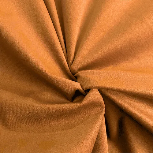 Tecido Suede Light - Caramelo - 1,42m de Largura | Toque de Camurça para Vestuário Moda e Decoração