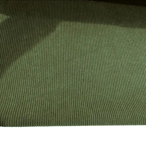 Tecido Veludo Cotelê com Elastano - Verde - 1,50m de Largura | Estrutura, Conforto e Estilo Retrô-Chic