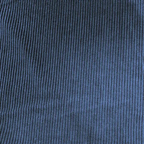 Tecido Veludo Cotelê com Elastano - Azul Marinho - 1,50m de Largura | Estrutura, Conforto e Estilo Retrô-Chic