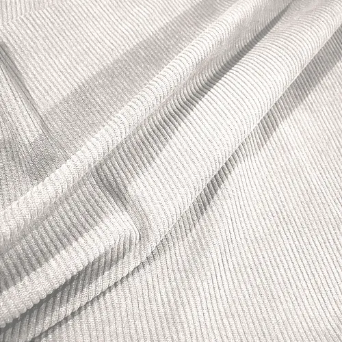 Tecido Veludo Cotelê com Elastano - Off White - 1,50m de Largura | Estrutura, Conforto e Estilo Retrô-Chic