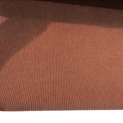 Tecido Veludo Cotelê com Elastano - Marrom Caramelo - 1,50m de Largura | Estrutura, Conforto e Estilo Retrô-Chic