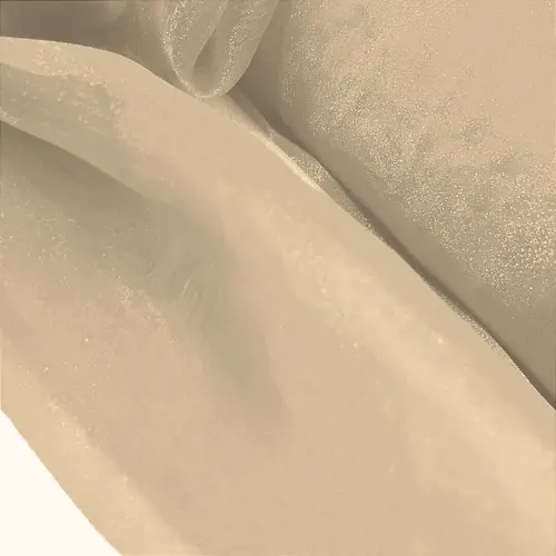 Organza Cristal - Bege - 1,50m de Largura