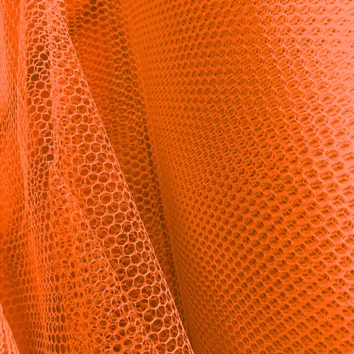 Tecido Filó Tule Para Armação - Laranja - 2,80m de Largura