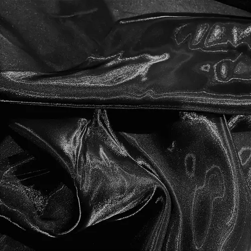 Tecido Zibeline Glow - Preto - 1,50m de Largura | Brilho e Estrutura Sofisticada