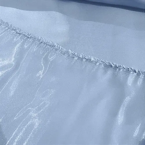 Tecido Zibeline Glow - Azul Claro - 1,50m de Largura | Brilho e Estrutura Sofisticada