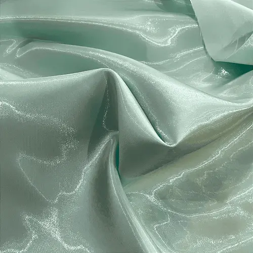 Tecido Zibeline Glow - Verde Água - 1,50m de Largura | Brilho e Estrutura Sofisticada