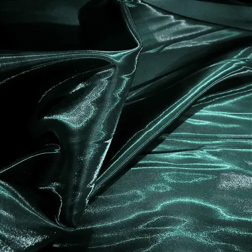Tecido Zibeline Glow - Verde Esmeralda- 1,50m de Largura | Brilho e Estrutura Sofisticada