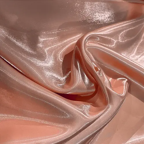 Tecido Zibeline Glow - Rose Gold - 1,50m de Largura | Brilho e Estrutura Sofisticada