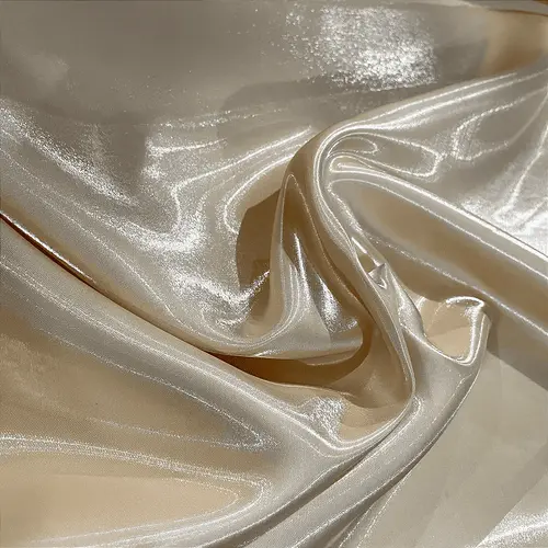 Tecido Zibeline Glow - Champanhe - 1,50m de Largura | Brilho e Estrutura Sofisticada