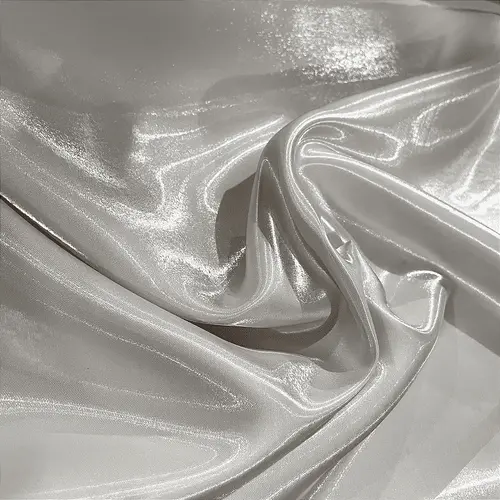 Tecido Zibeline Glow - Off White - 1,50m de Largura | Brilho e Estrutura Sofisticada