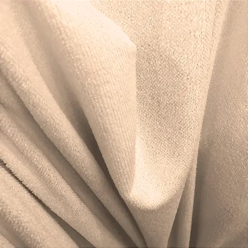 Tecido Atoalhado Felpudo Microfibra - Bege Claro