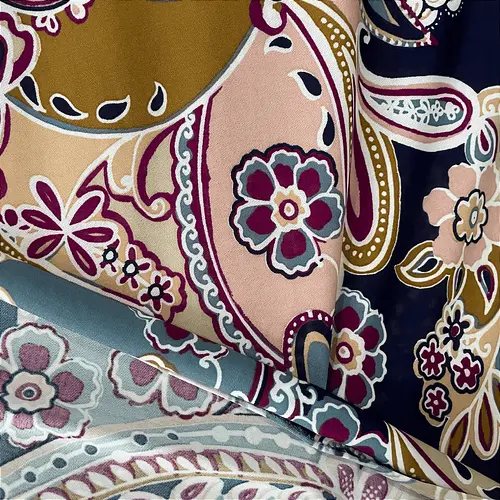 Liganete Estampada - Indiana Azul - 1,60m de Largura