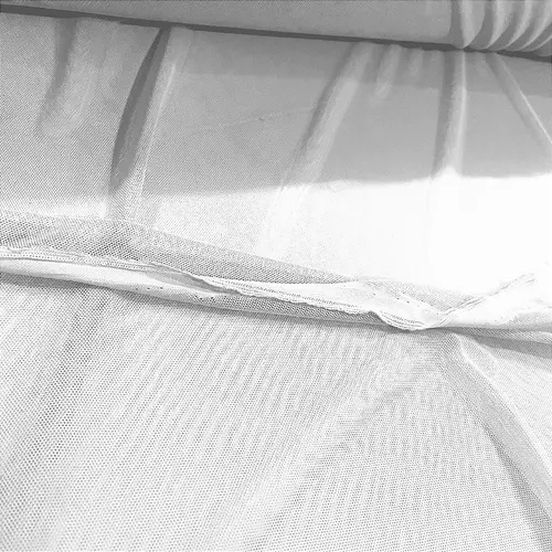 Tule de Malha - Branco - 1,60m de Largura