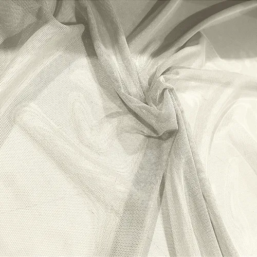 Tule de Malha - Off White - 1,60m de Largura