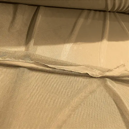 Tule de Malha - Bege - 1,60m de Largura