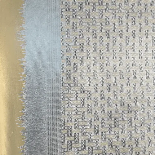 Plástico Térmico Estampado - Geométrico Metalizado - 1,40m de Largura