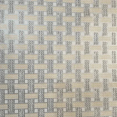 Plástico Térmico Estampado - Geométrico Metalizado - 1,40m de Largura