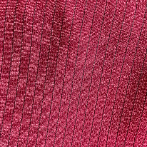 Linho Risca de Giz - Marsala - 1,50m de Largura