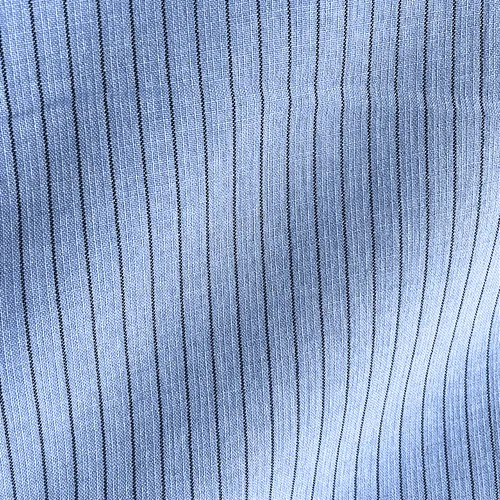 Linho Risca de Giz - Azul Claro - 1,50m de Largura
