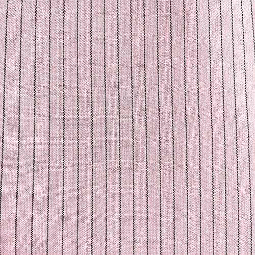Linho Risca de Giz - Rosa - 1,50m de Largura