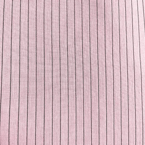 Linho Risca de Giz - Rosa - 1,50m de Largura