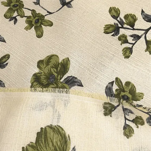 Gorgurinho - Floral Verde - 2,50m de Largura