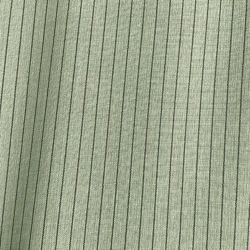 Linho Risca de Giz - Verde Menta - 1,50m de Largura