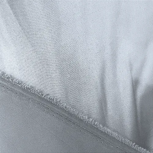 Tecido Prada Acetinado - Cinza Claro - 1,50m de Largura
