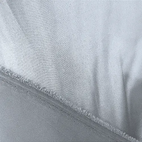 Tecido Prada Acetinado - Cinza Claro - 1,50m de Largura