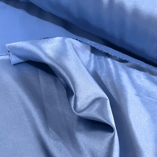 Cetim Com Elastano Azul Serenity