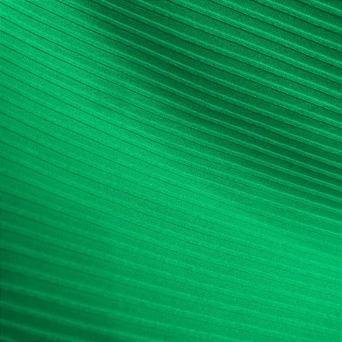 Malha Canelada - Verde Bandeira - 1,50m de Largura