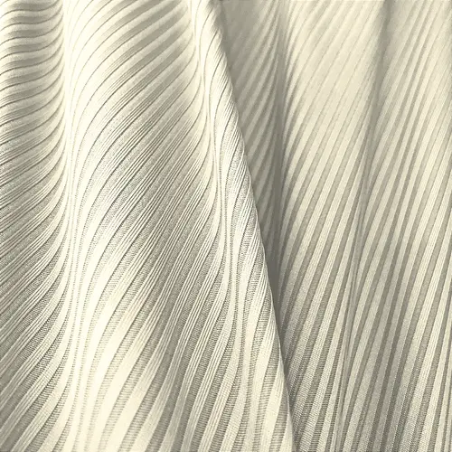 Malha Canelada - Off White - 1,50m de Largura