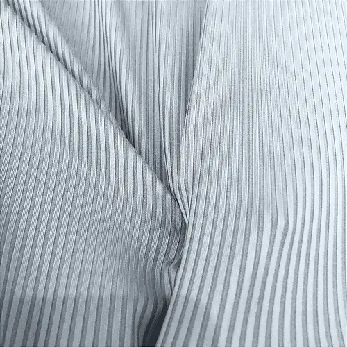 Malha Canelada - Cinza Claro - 1,50m de Largura