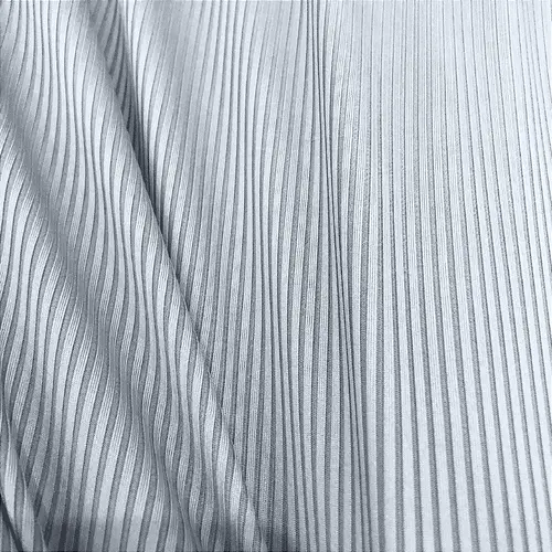 Malha Canelada - Cinza Claro - 1,50m de Largura