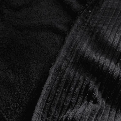 Sherpa Canelada - Preto - 2,50m de Largura
