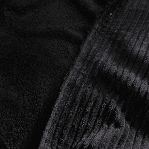 Sherpa Canelada - Preto - 2,50m de Largura
